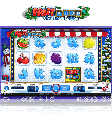 NetEnt Fruit Shop Christmas Edition Spiel