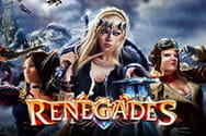 Das Logo des Renegades Slots.