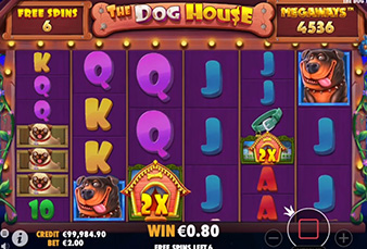 The Dog House Megaways on Jackpot Mobile